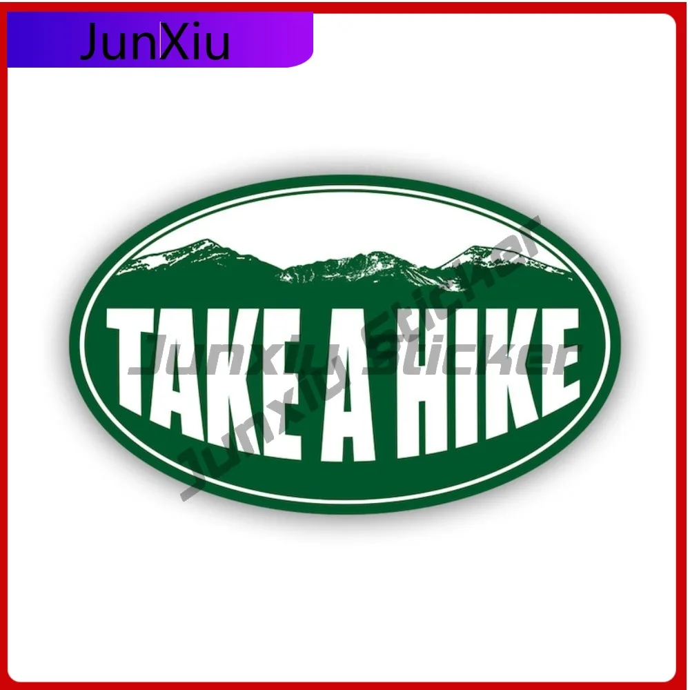 

Oval Take A Hike Stickerwaterproof Outdoor Cute Laptop Waterproof Vinyl Decal For Door Trim Unique Outdoor Sticker Creative High