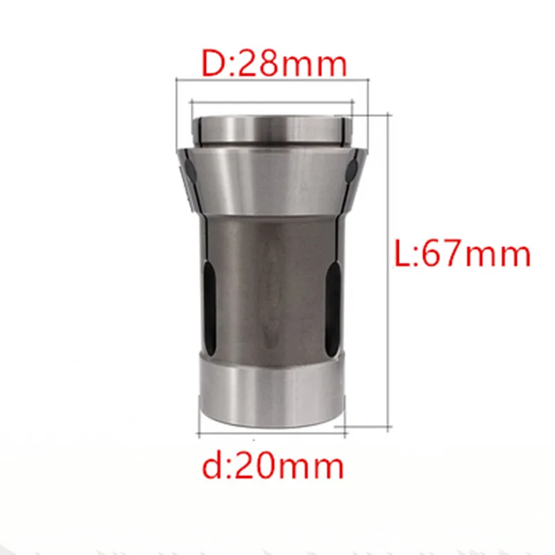 138E Spring Collet Chuck For CNC Milling Tool Square Hex Round Hole