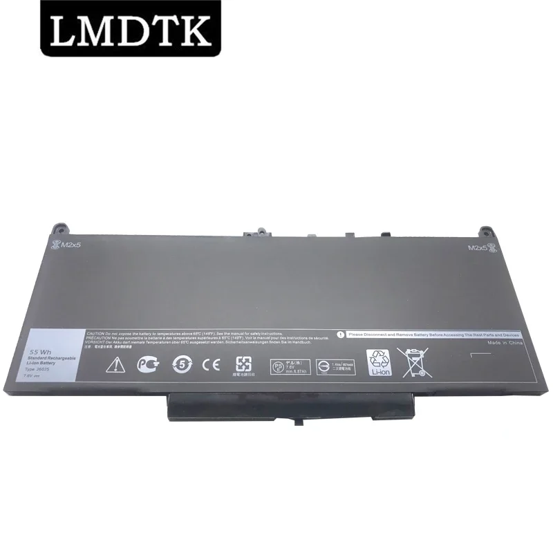 

LMDTK Новый J60J5 Аккумулятор для ноутбука Dell Latitude E7270 E7470 R1V85 MC34Y 242WD 7,6 V 55Wh