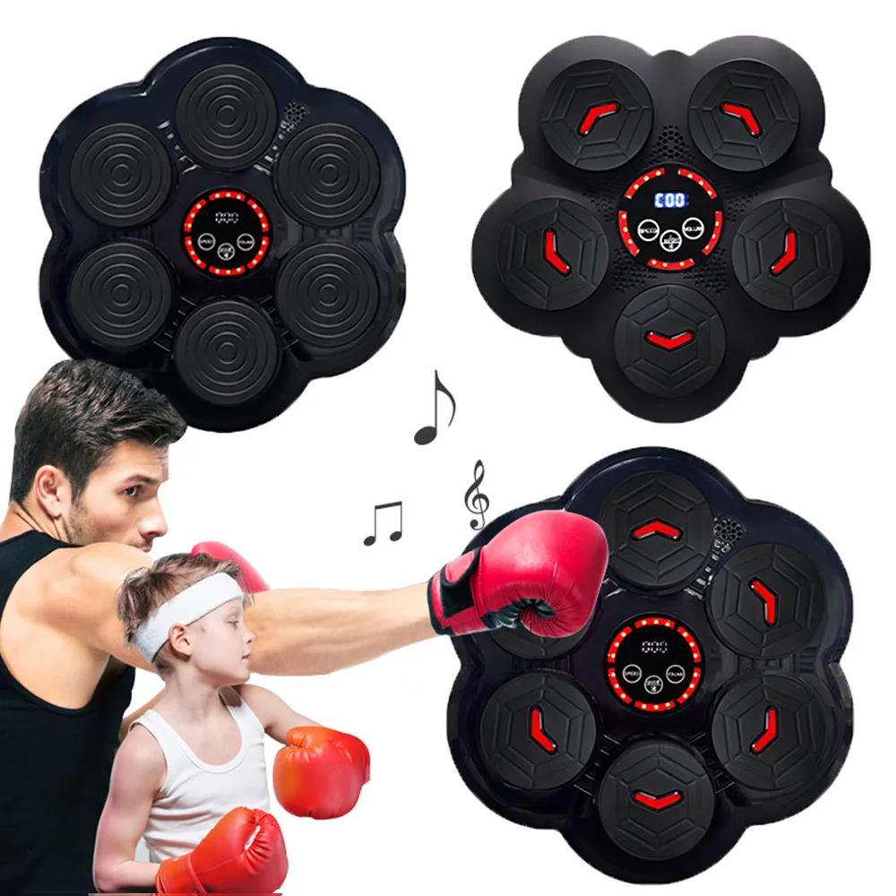 New Smart Music Boxing Machine Adult/Children Sports Fitness Boxing Trainer Home Exercise Response Training Boxing Wall Target