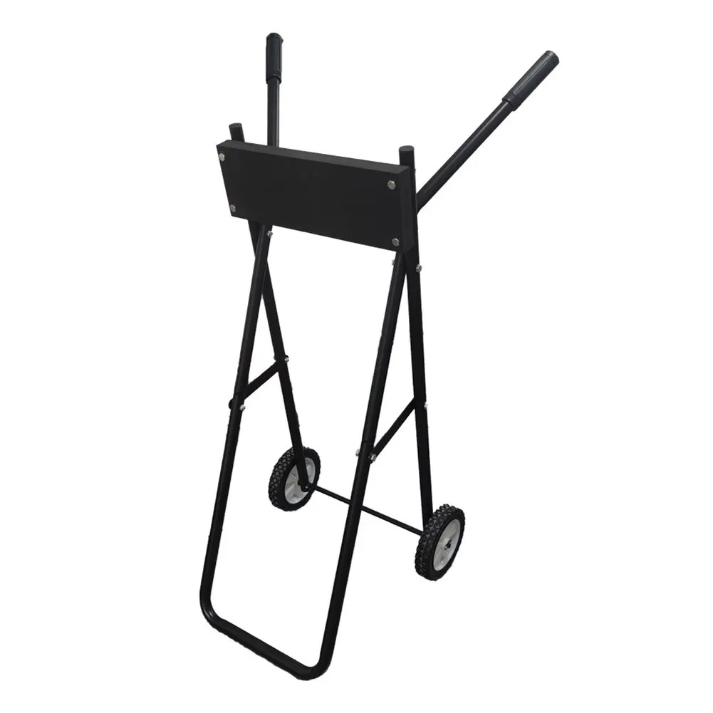 Outboard Boat Motor Stand Heavy Duty Outboard Engine Carrier Cart Dolly Storage With 2 Wheels Engine Carrier Cart Dolly