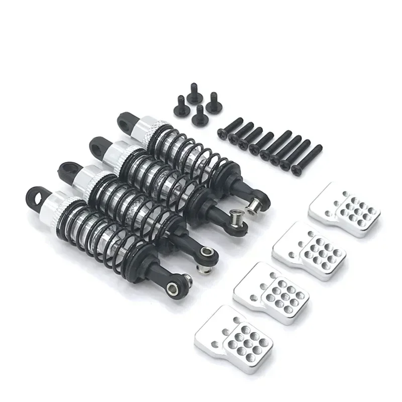 4 pcs/set Oil filled type Shock absorber for 1/16 1/12 WPL MN Henglong C14 C24 MN D90 D91 4x4 pick-up truck crawler hopup Upgrad