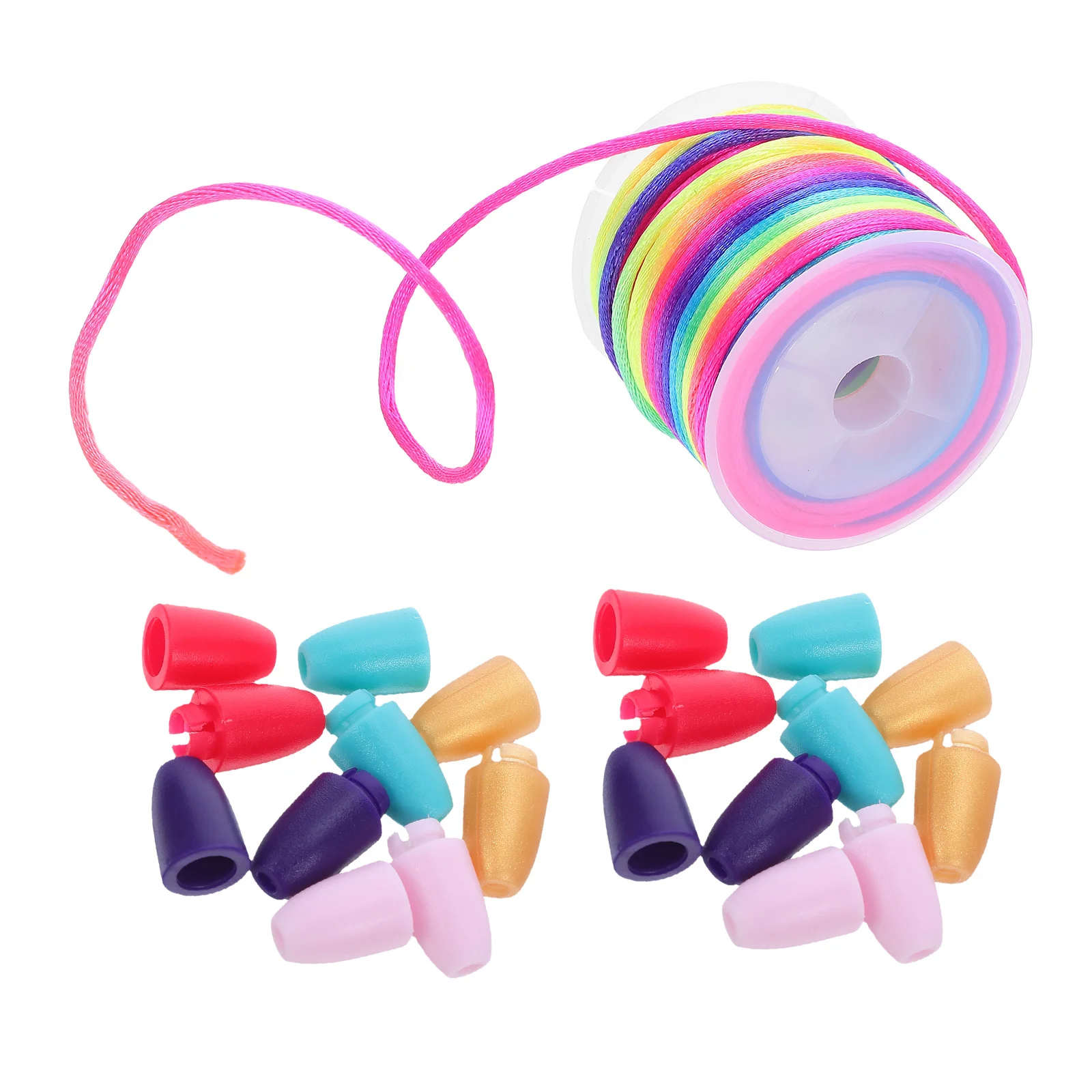 ตัวล็อคแบบปลดเร็วพลาสติกขนาด 24 มม. 10 ชิ้น 1 ชุด ตัวเชื่อมลูกปัดแบบถัง ตัวล็อคสายคล้องนิรภัย สำหรับทำสร้อยข้อมือ สร้อยคอ และเครื่องประดับ