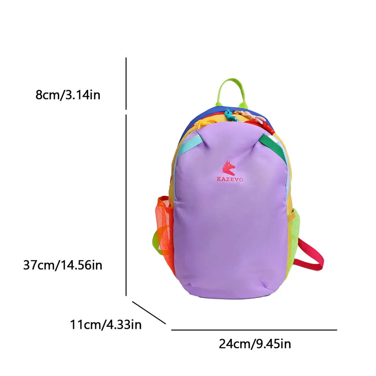 Lightweight Large Capacity Dopamine Nylon Sports Backpack Casual Shoulder Bag For Hiking Mountaineering Outdoor Trip