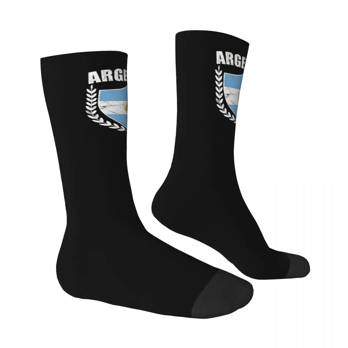 Argentina Socks Travel 3D Print Funny Boy Girls Mid-calf Socks