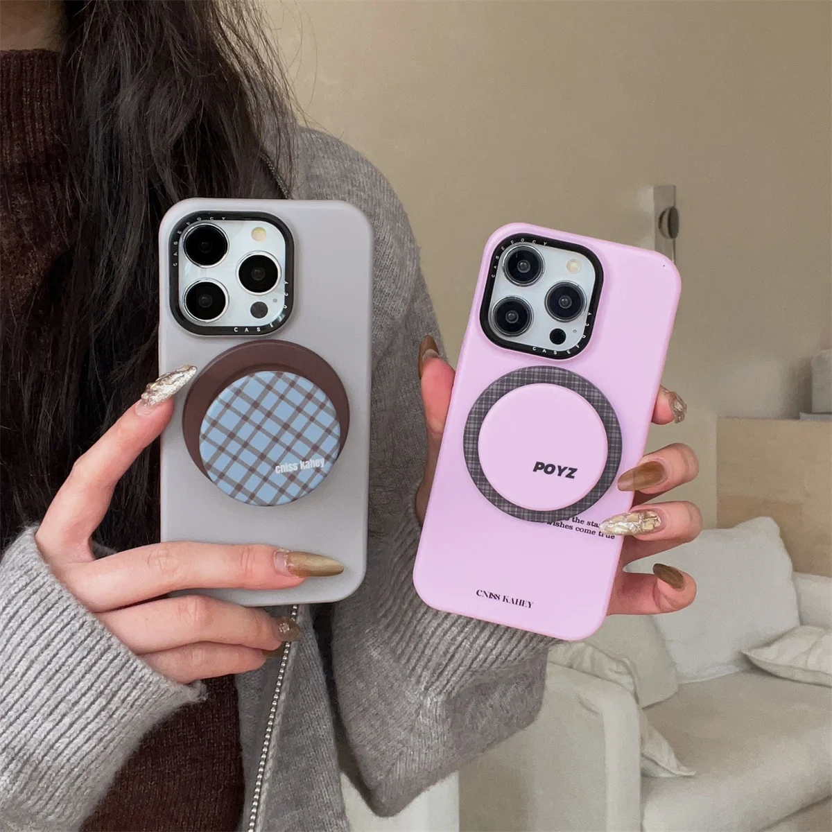 

New HelloKitty catFor iPhone 16 15 14 13 Pro Max - Cute Korean INS Luxury Stylish Shockproof Phone Case Lovely Anti-fall Cover F