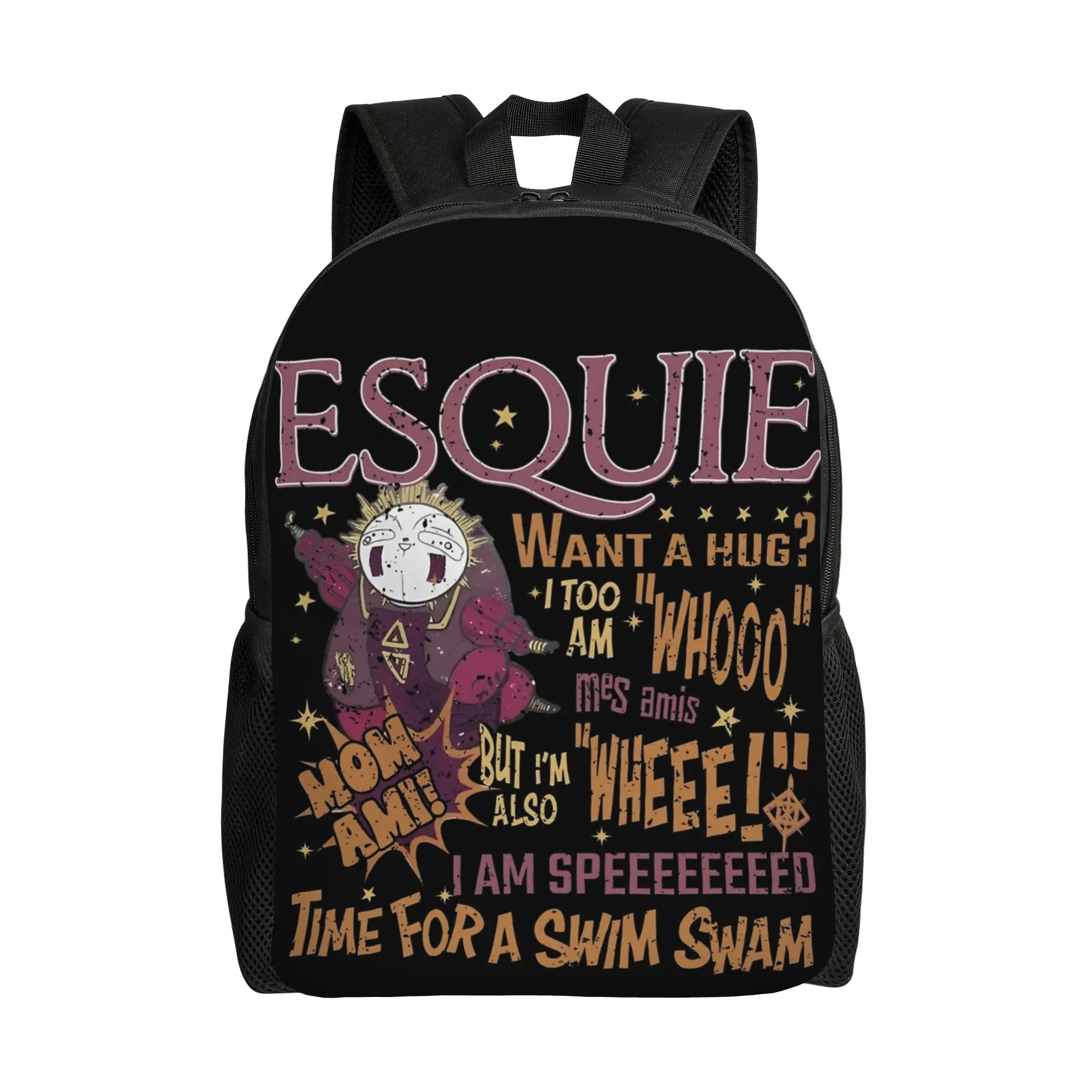 

Рюкзак Clair Obscur Expedition 33 Esquie Cool: подарок для старшеклассников, для работы, для видеоигр, для мужчин и женщин, для ноутбука, холщовая сумка