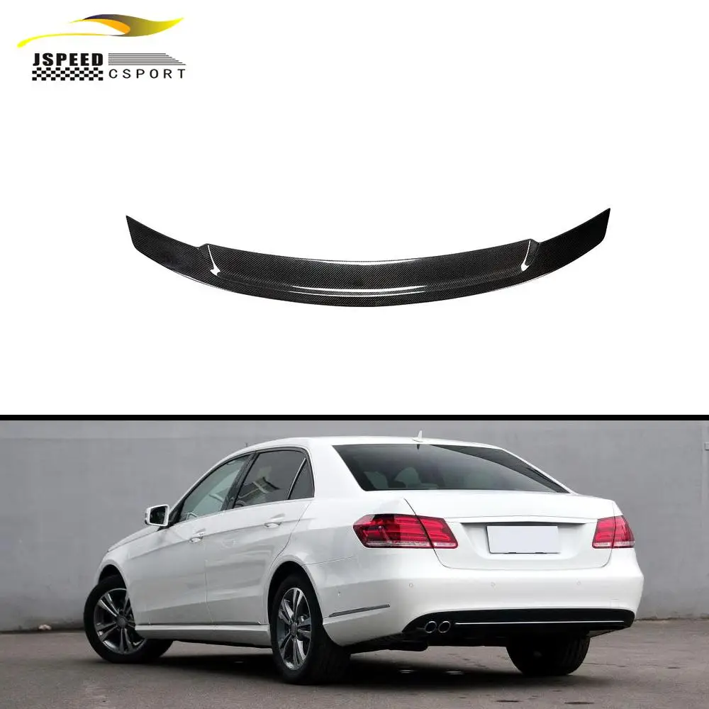 

Suitable for Carbon fiber rear trunk spoiler of Mercedes-Benz E-Class W212 2010-2015