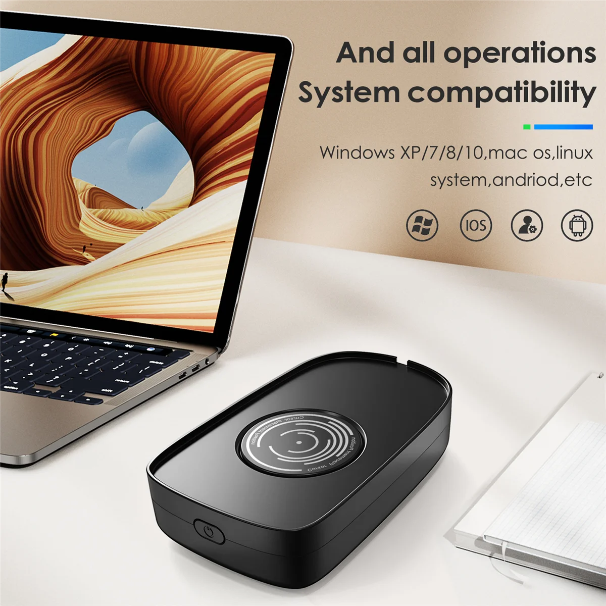 Новая мышь Jiggler USB Mouse Mover Симулятор движения мыши с переключателем ВКЛ/ВЫКЛ для пробуждения компьютера, не дает активному ПК