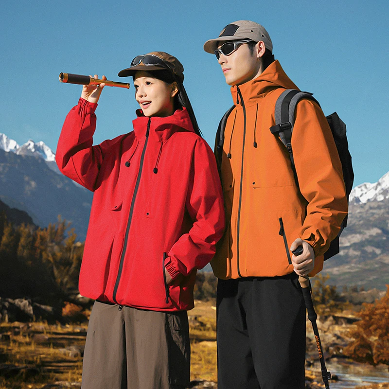 

2025 Winter Unisex 3-in-1 Waterproof Jacket with Fleece Liner - Detachable Design for Hiking & Mountaineering