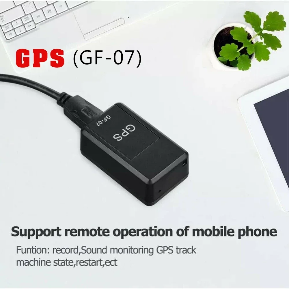 Magnetic Mini Car Tracker, GPS, Rastreamento Em Tempo Real, Localizador De Veículos, Pet Tracker, GF07
