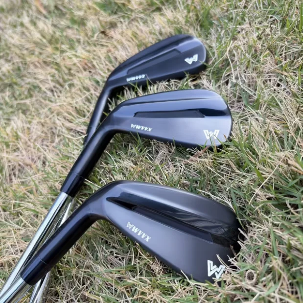 2026 Wvvx Fifth-Generation Soft Iron Forging Men’s Iron Club Set, Black (4/5/6/7/8/9/P) S/R Steel Shaft, Left-Handed.