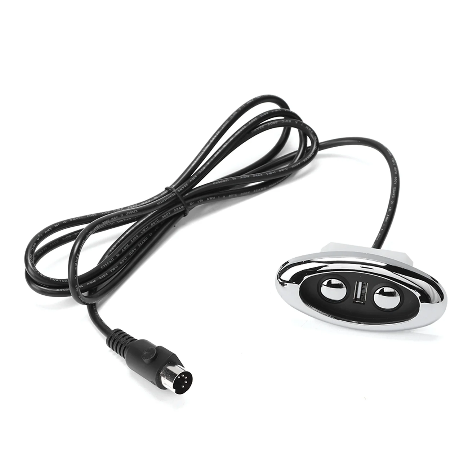 LED Backlight 2 Button Electric Sofa Hand Control Switch Sofa Controller with USB Port Input 12‑29V USB Output 5V‑2A
