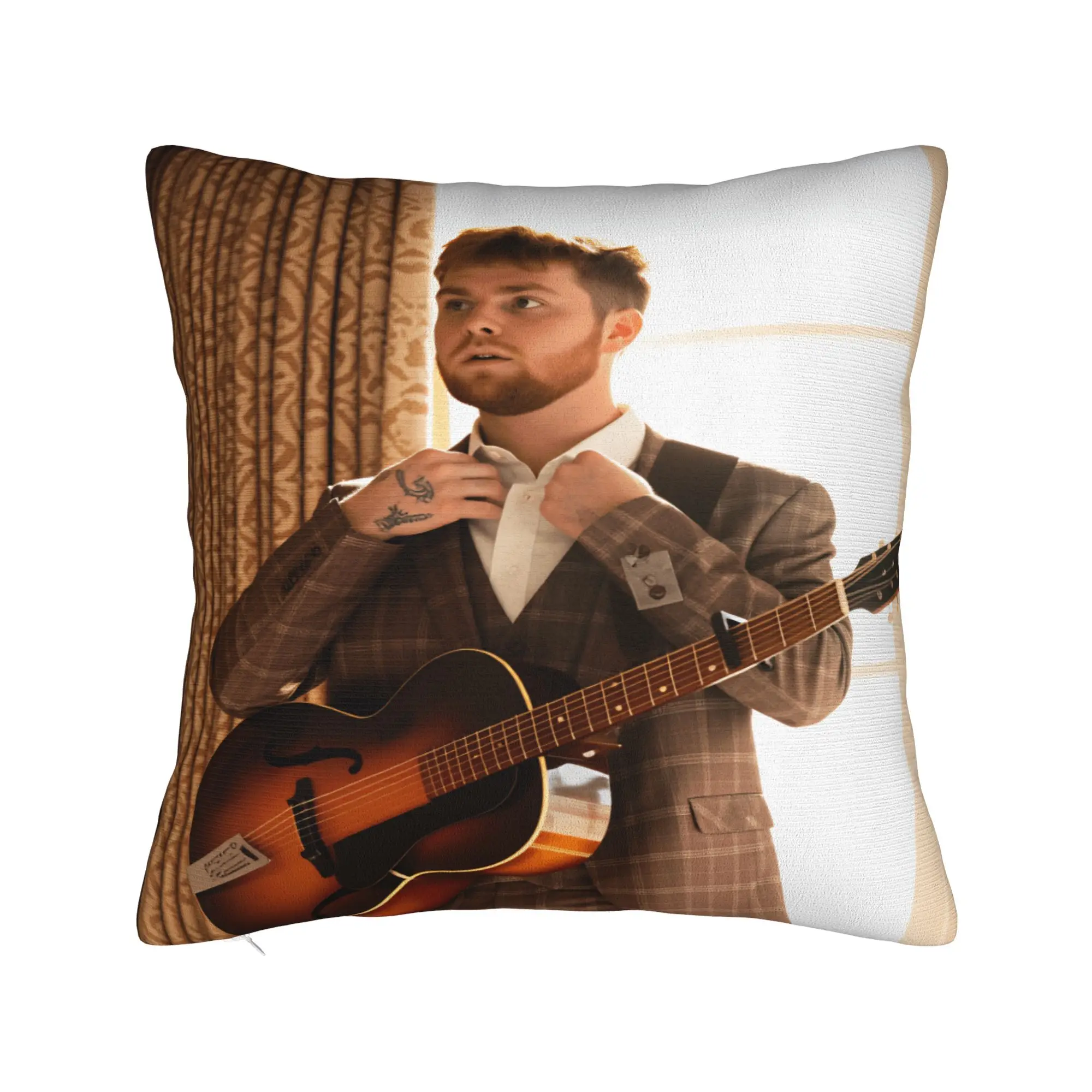Singer A-Alex W-Warren Pillow Cover  Cute Funny Pillow Case For Chair Sofa Home Decor Soft Pillowcases Birthday Present