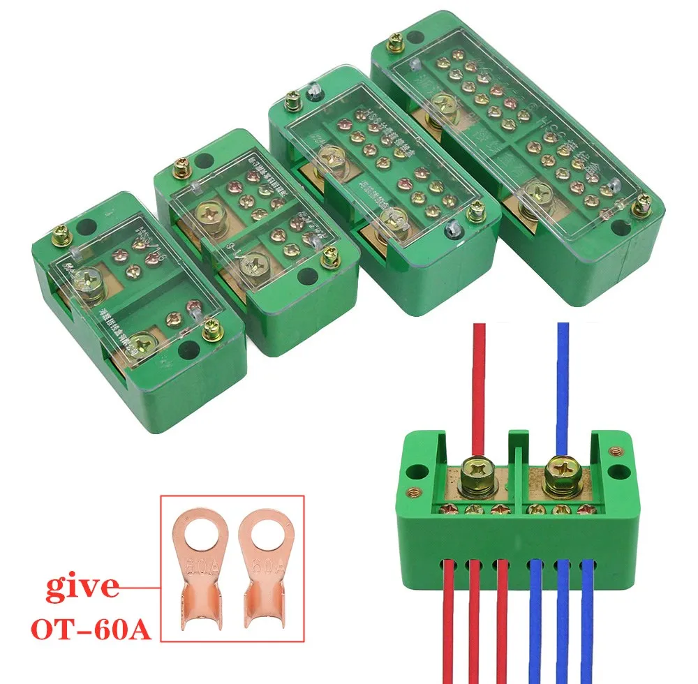Single phase 2-in 4 / 6 / 8 / 12 outgoing terminal box household distribution box junction box terminal block 220 V