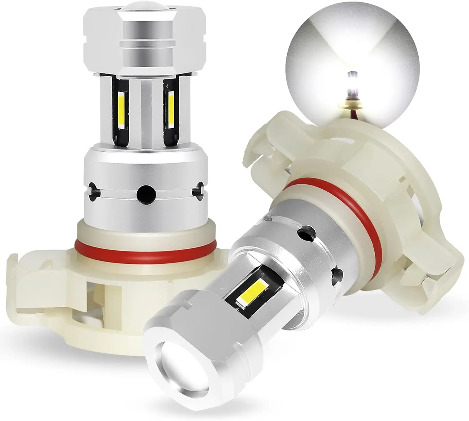 

3800 Lumens 5201 5202 LED Fog Light Bulb Super Bright CSP PS19W PS24W 12085 12086 Car Truck Fog Bulbs DRL Daytime Running Lights