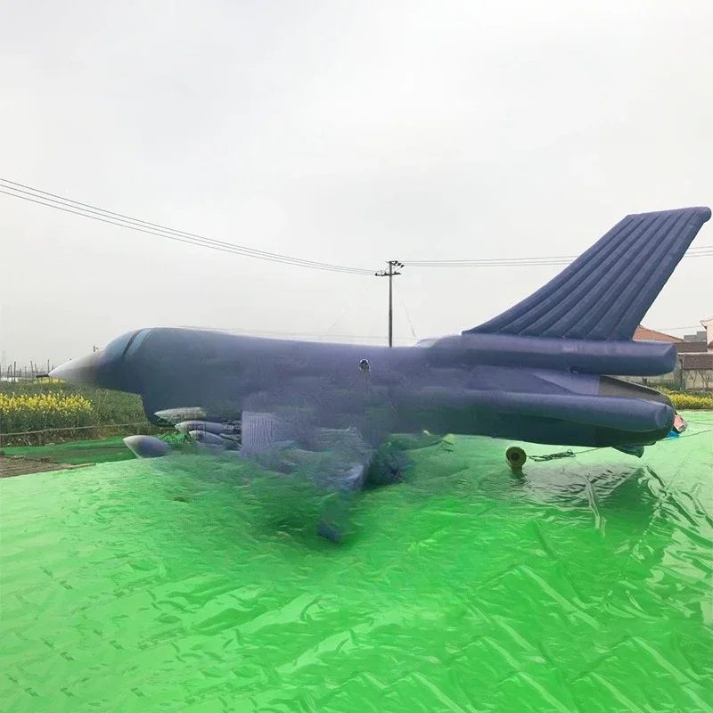 Inflatable large false target target F16 combat aircraft, artillery, tank, car exercise simulation model