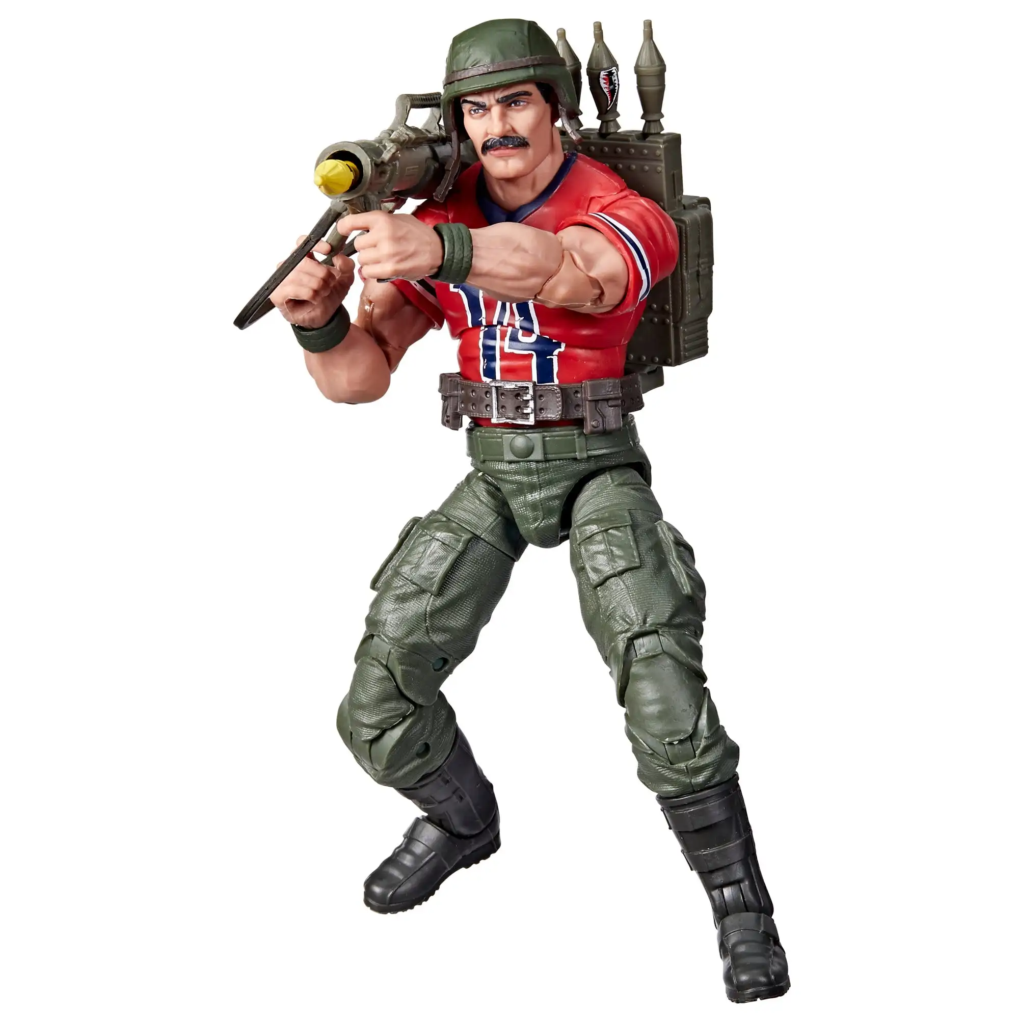 Em estoque original Hasbro G.i. Joe Classified Series David L Bazooka Katzenbogen Anime Figura de ação Modelo Coleção Brinquedos