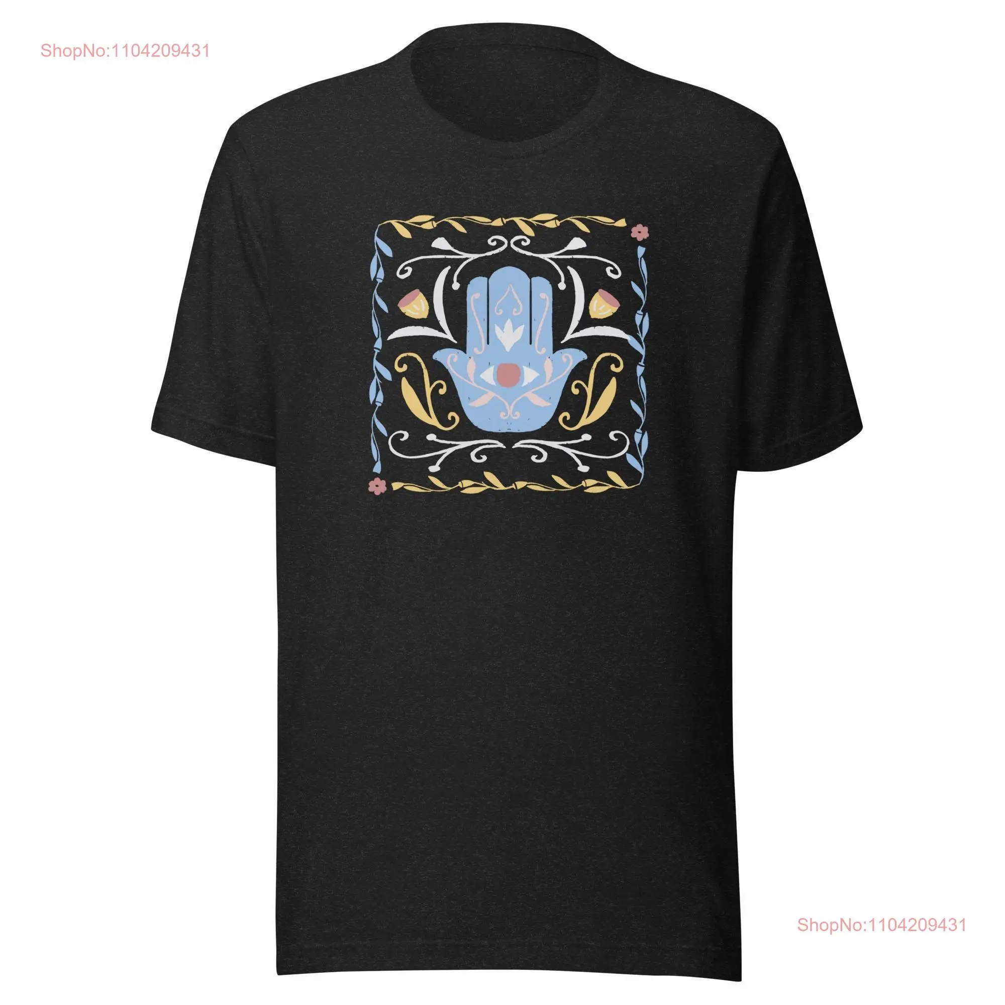 Hamsa Hand t shirt long or short sleeves