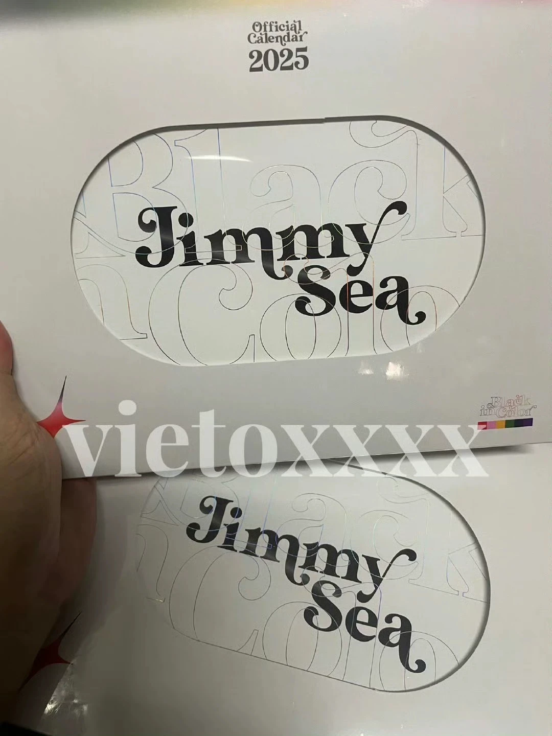 2025 New In Stock Thailand Thai TV Vice Versa Drama Jimmysea Official Calendar 24.5x18.7cm And 1 Random Card