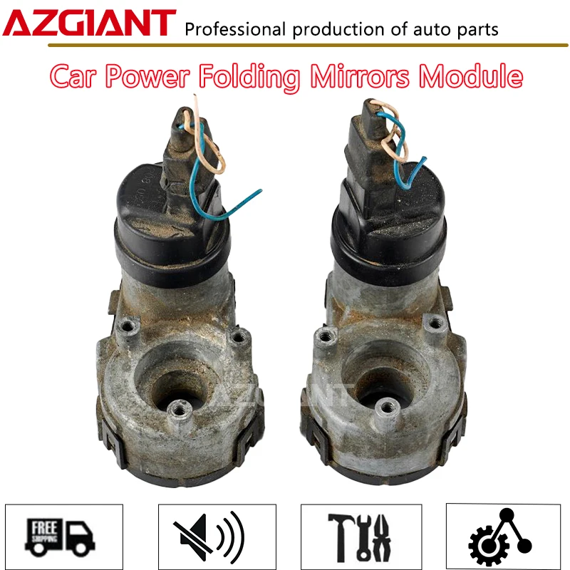 AZGIANT For Audi A8 D3 2002-2010 Outdoor car Power folding rearview mirror Original Module electric car repair kit Exterior Part