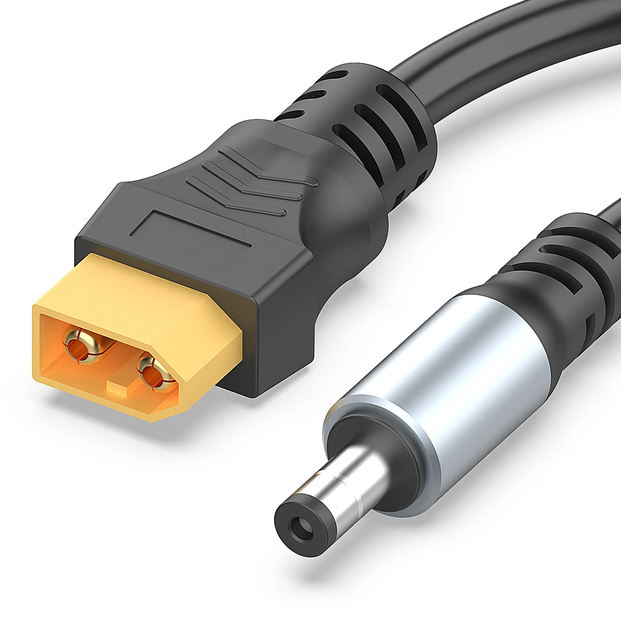 16AWG XT60-Buchse auf DC5521-Stecker, Stromkabel-Adapter für Solarkraftwerk und Laptops