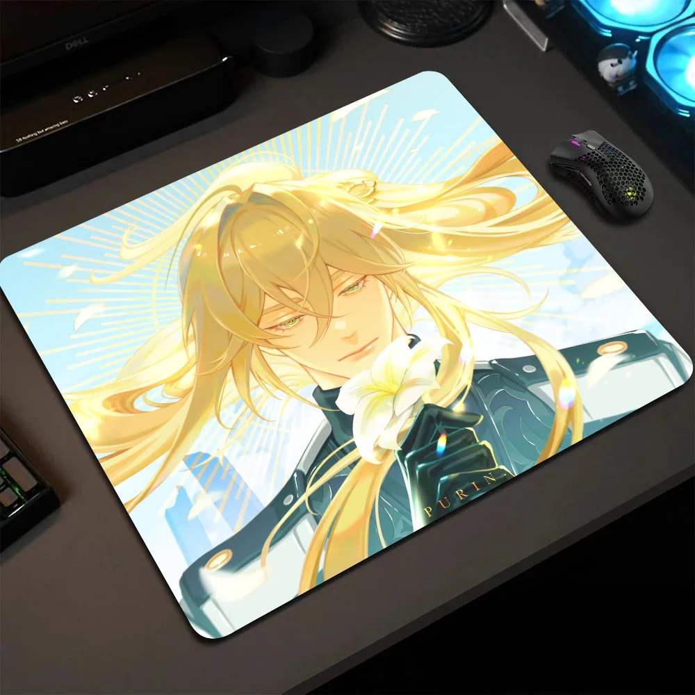 Luocha Honkai Star Rail Impact Mousepad Small LockEdge Mouse Pad For Gamers Computer Desk Pad Rectangular Anti-slip Rubber