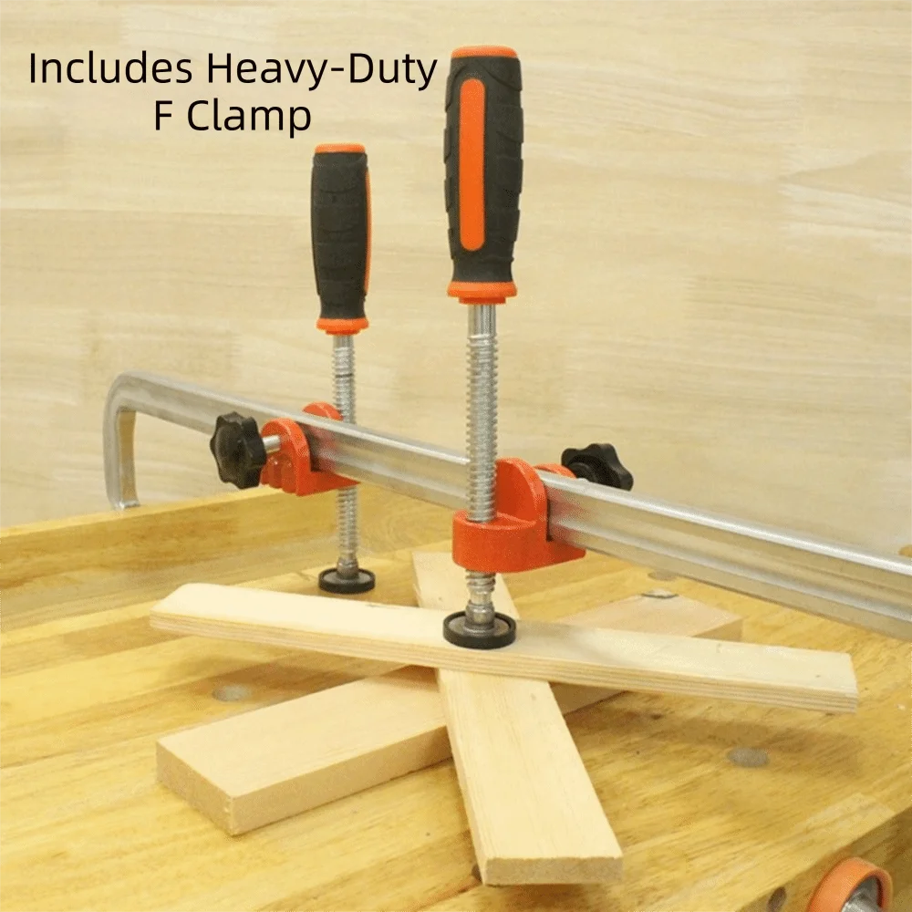 

Высококачественный столярный зажим для кромок с удобной рукояткой, металлической конструкцией и быстрым механизмом фиксации