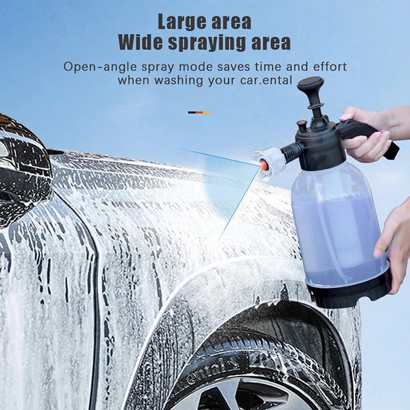 Hand Pump Foam Sprayer Pneumatic Washer Foam Snow Foam High Pressure Car Wash Spray Bottle Car Home Cleaning Watering Pot