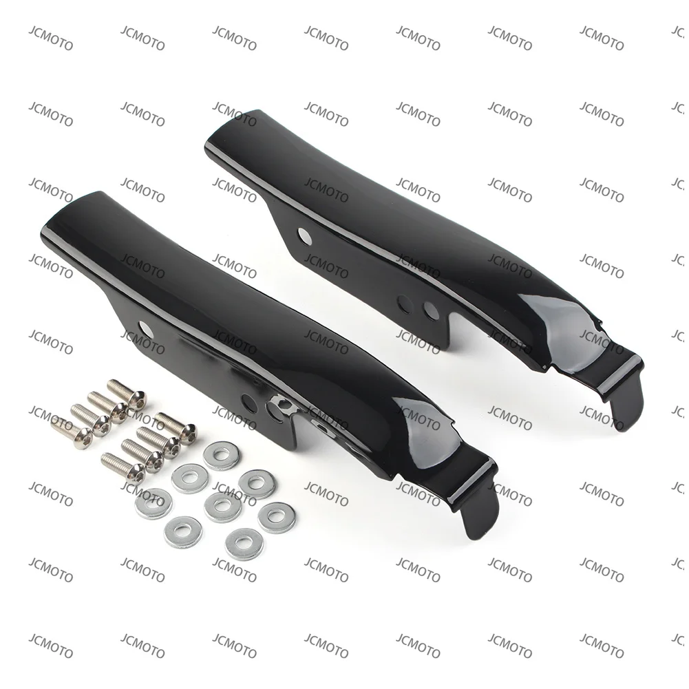 

2Pcs Gloss Black For Harley Touring Electra Glide FLHT 1993-2008 Motorcycle Rear Fender Saddlebag Filler Panels