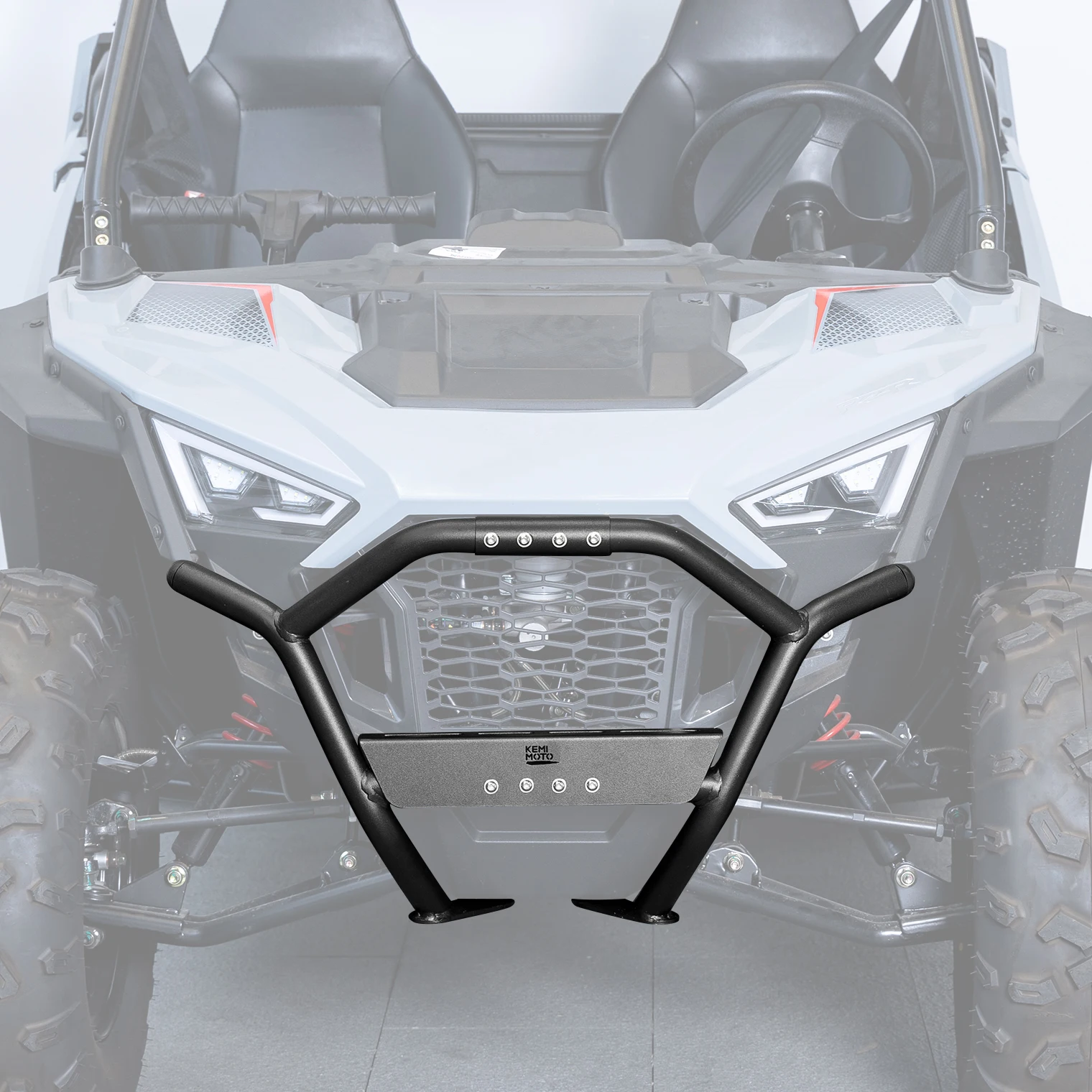 

KEMIMOTO UTV #2884577 Front Rear Protection Durable Bumper Compatible with Polaris RZR 200 EFI 2022-2024 2025 UTV Accessories