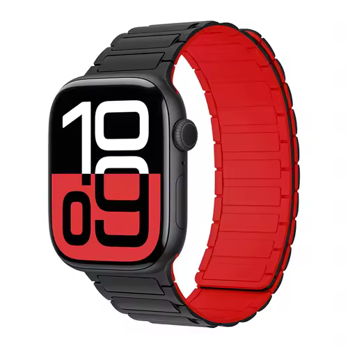 Magnetic Silicone Band for Apple Watch Ultra 3 2 49mm 46mm 42mm 45mm 44mm 40 41mm Strap IWatch Series 11 10 9 8 7 6 SE Bracelet - Image 24
