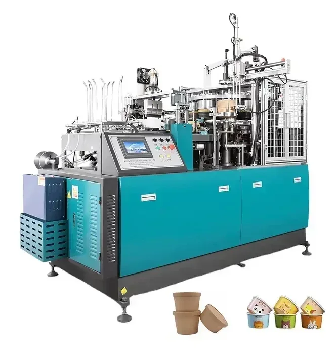 Fully Automatic Paper Cup Making Machine High Speed Kraft Bowls Machine for Lunch Paper Box Paper Bowl Making Forming Machine