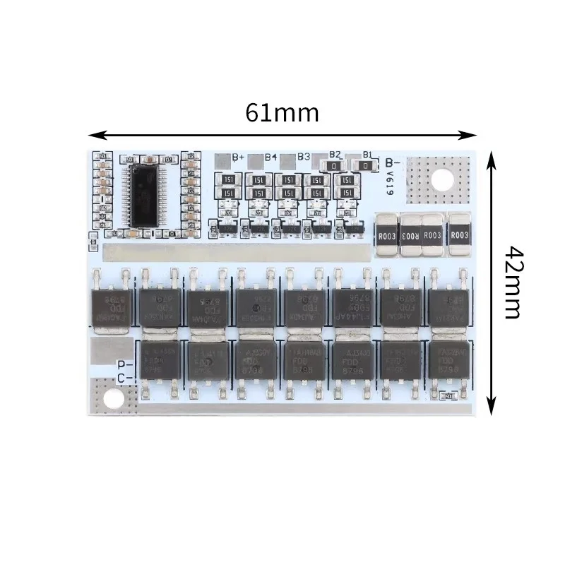 3s/4s/5s Bms 12V 100A  Li-ion Lmo Ternary Lithium Battery Protection Circuit Board Li-polymer Balance Charging Module LiFePO4