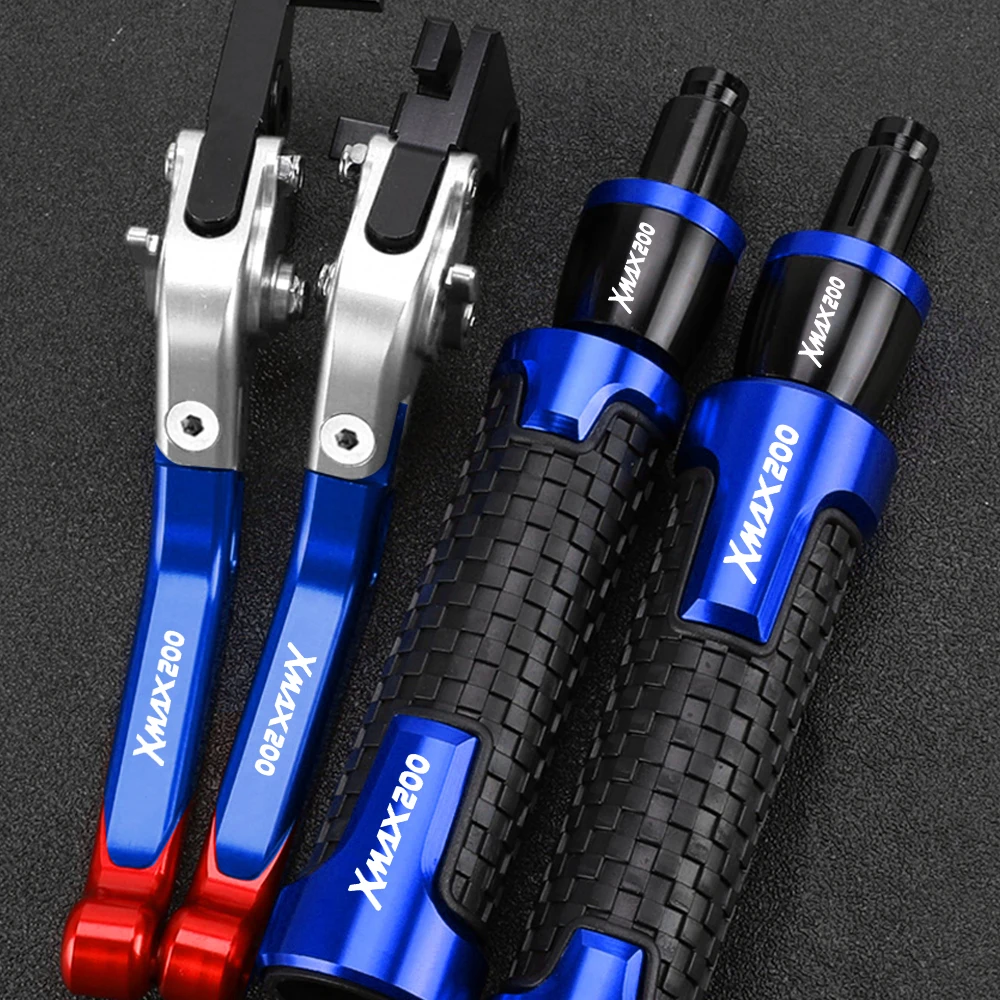 لياماها XMAX200 X MAX XMAX 200 X-MAX 2024 2023 2022 2021 2025 دراجة نارية دواسة فرامل العتلات اليد المقود القبضات مقبض ينتهي