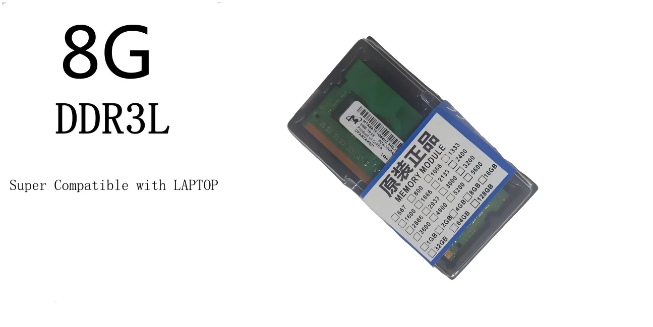 New SO-DIMM DDR3L Memory RAM 1600MHz (PC3L-12800) 1.35V for Acer Aspire V5-551G V5-552 V5-552G V5-552P V5-552PG V5-561
