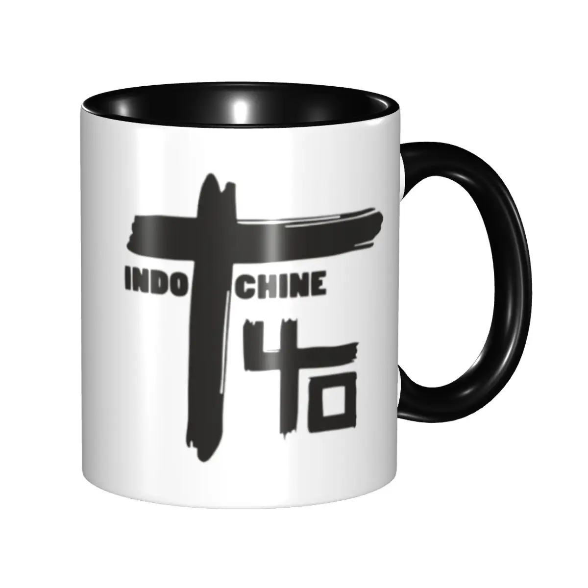

Кружка с логотипом Indochine, забавные керамические кофейные чашки, чайные кружки, чашка для молока, посуда для напитков, подарки для друзей