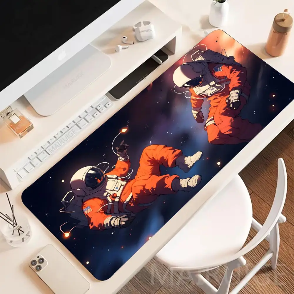 

Astronaut Anime Mouse Pad Large Gaming Mousepads Non-slip Computer desk Laptop Tablet Mat Mousepad XXL Art Mausepad PC Playmat