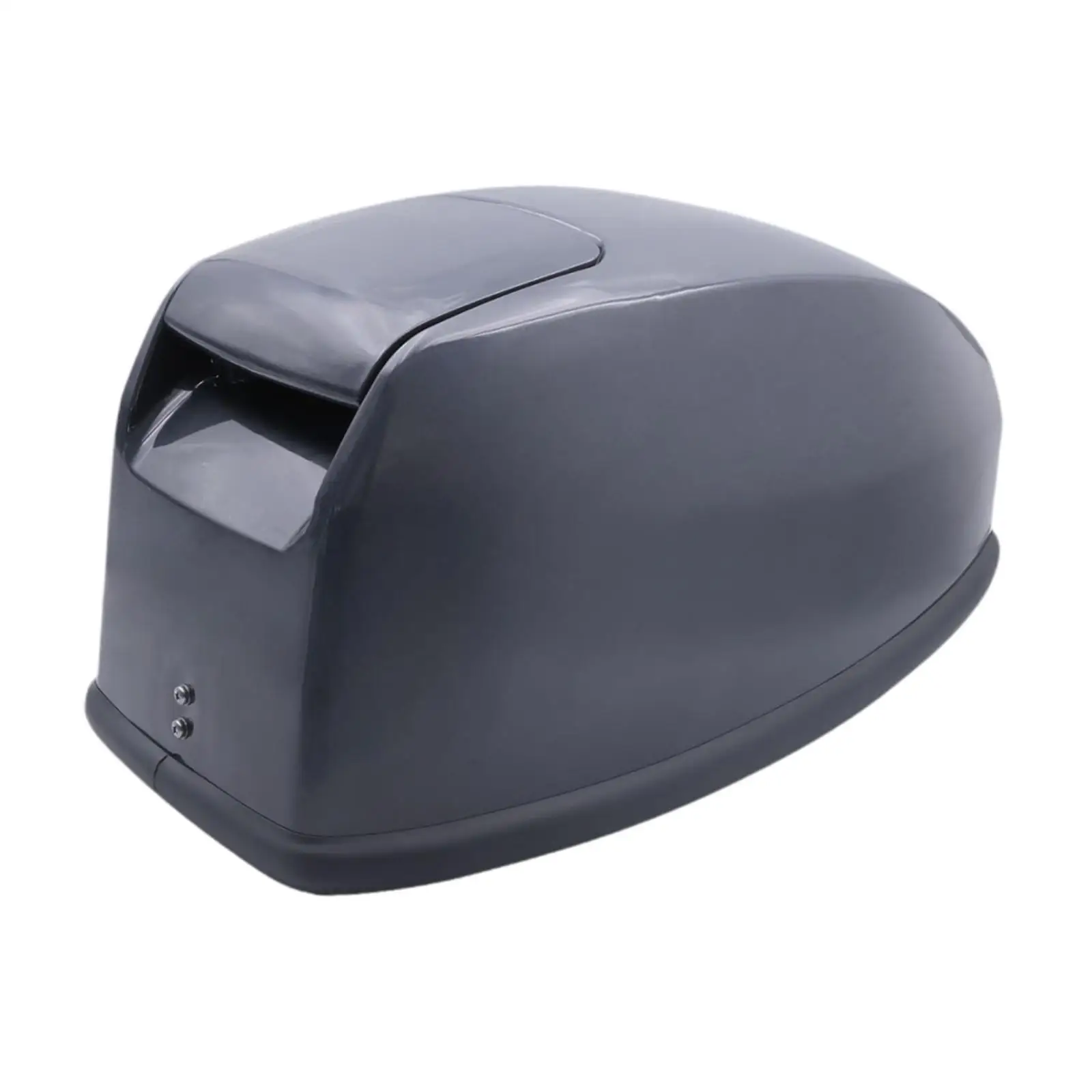 واقي غطاء المحرك الخارجي سهل الاستخدام، بديل للحماية، غطاء محرك القارب خفيف الوزن باللون الأسود لضربتين 15