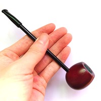 Long stemmed Solid Wood Classic Pipe Smoking High Quality Wood Tobacco Pipe Smoke Smoking Accessories