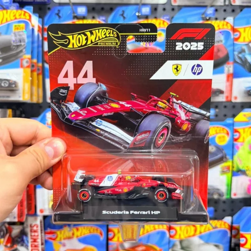 Nouvelles arrivées Hot Wheels Premium F1 Racing Car Gold Label Edition limitée 2025 Nouvelle collection de voitures miniatures Hrv11 Mclaren Mercedes