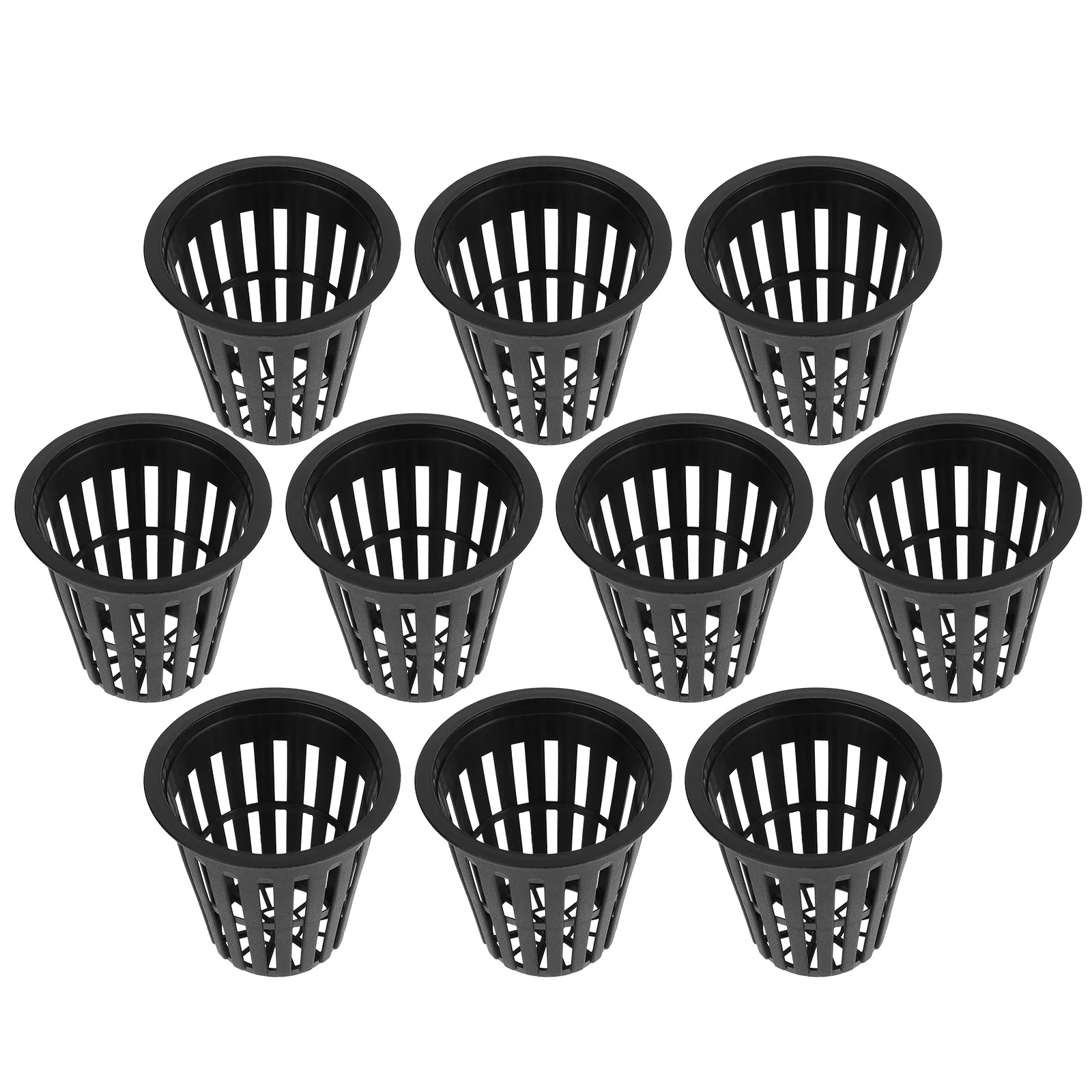 

10 Pcs Hydroponic Planting Baskets Garden Net Cups Plant Nursery Pots Hydroponics Basket Grid Cultivation Planting