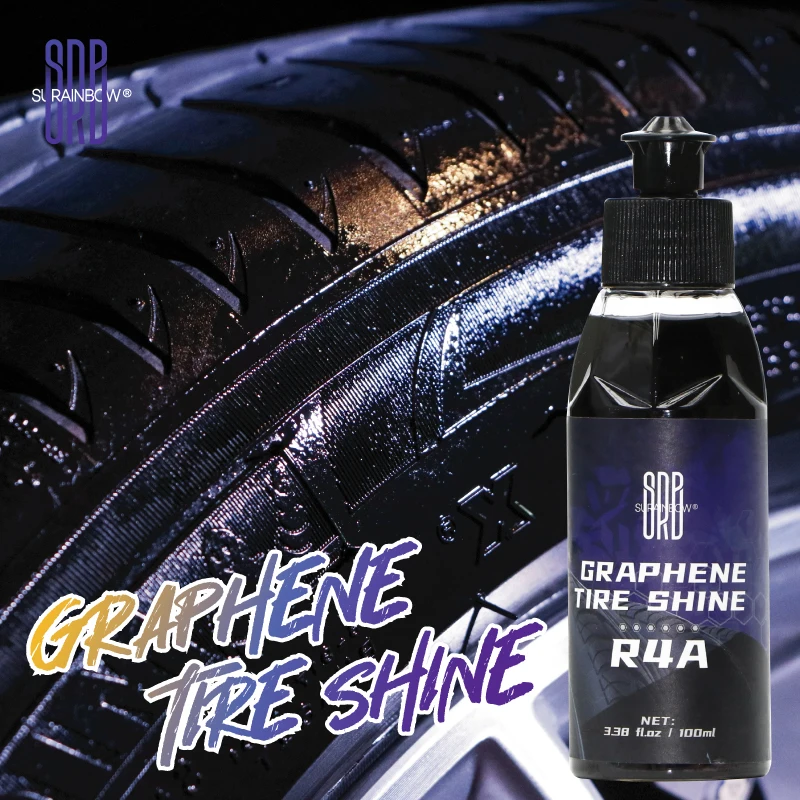 Graphene Tire Shine Spray- Long Lasting Deep Black Shine with No Sling - Graphene Protection Against UV Rays, Fading & Yellowing