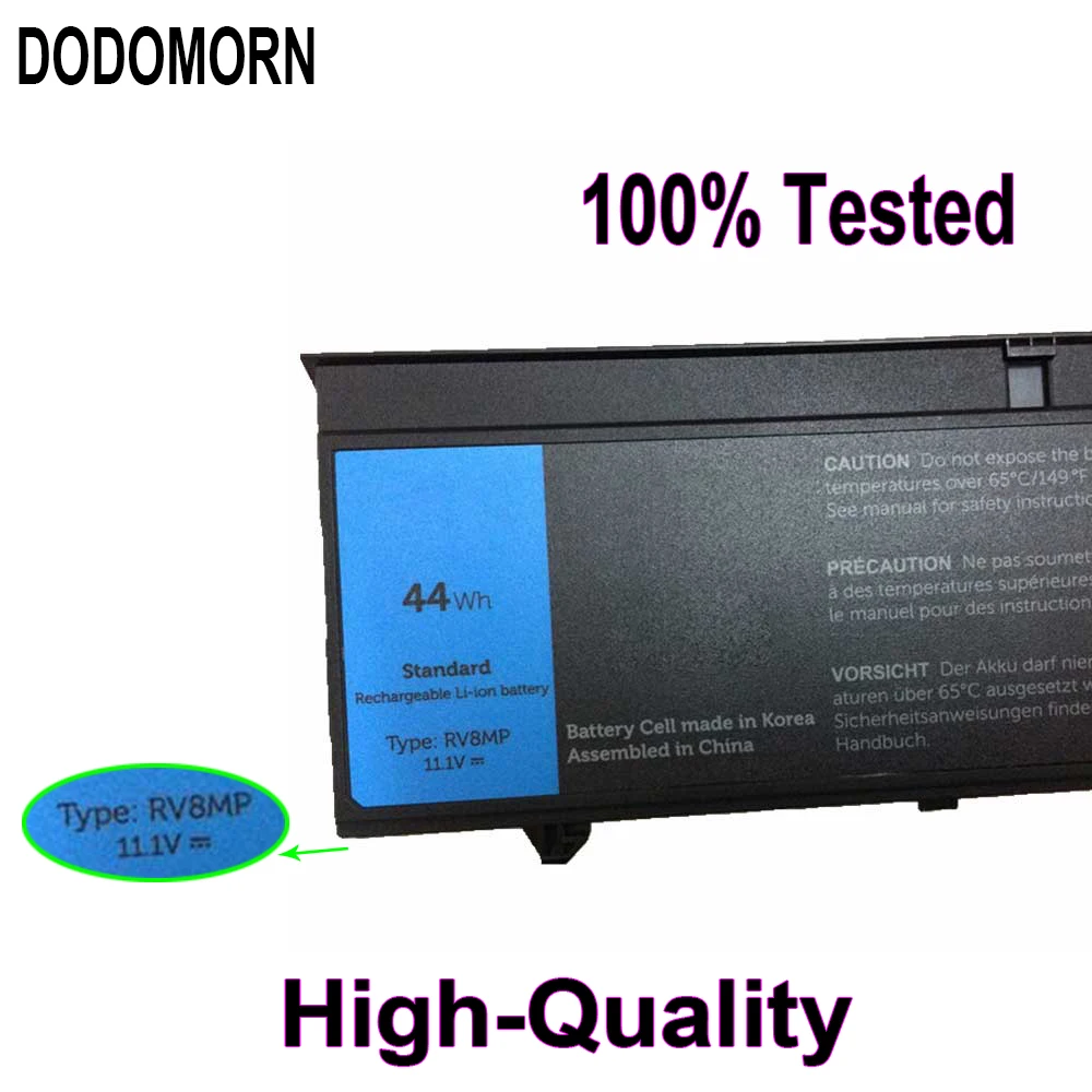 DODOMORN Nova RV8MP Bateria Para Dell Latitude XT3 Tablet PC 01PN0F H6T9R 0422N4 05WFK6 37HGH