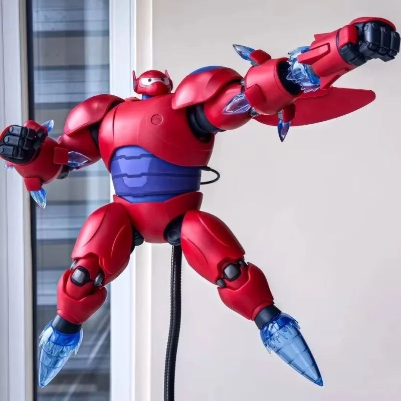 En Stock tout nouveau véritable Big Hero 18 cm série Baymax assemblé modèle figurine charme à collectionner cadeau série ornements