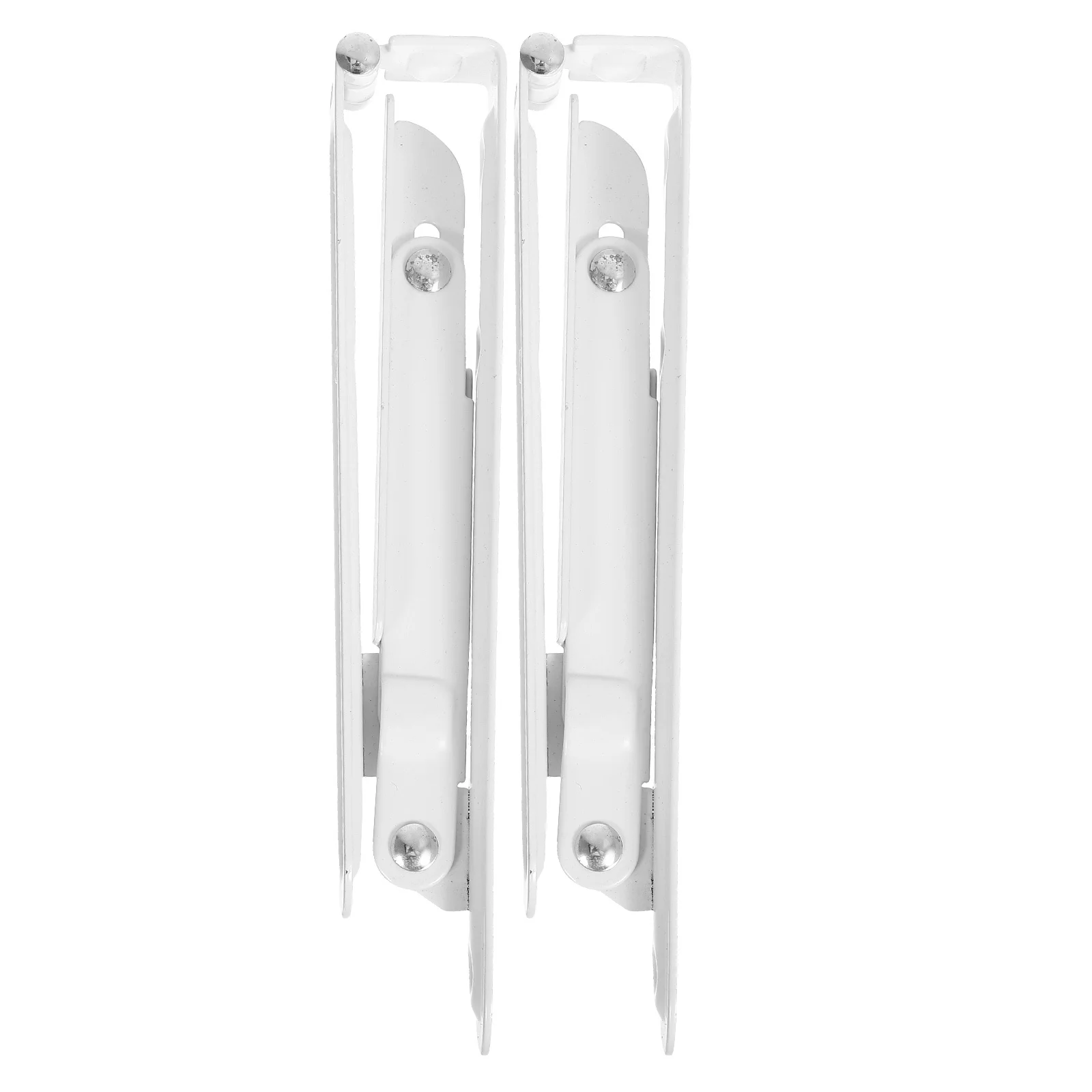 

2Pcs Iron Folding Triangle Brackets Space Saving Foldable Metal Brackets for Kitchen Wall Mounted DIY Wall Shelf Decorative