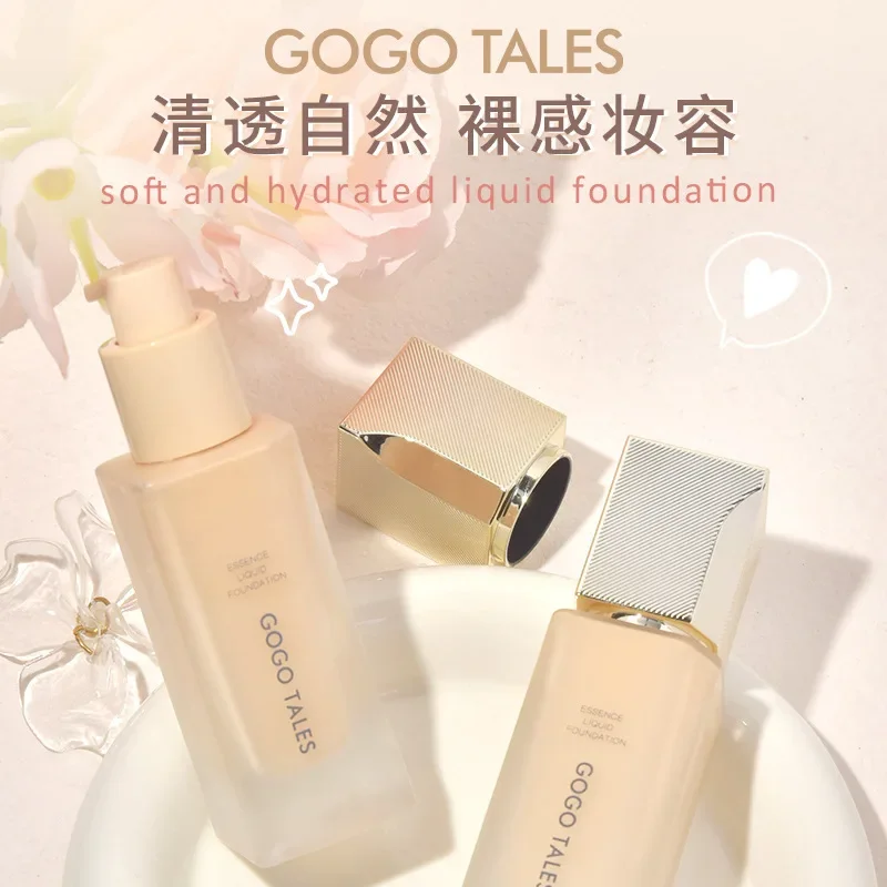 gogotales liquid foundation for combination oily skin, concealer, matte, light, long-lasting and not easy to remove makeup