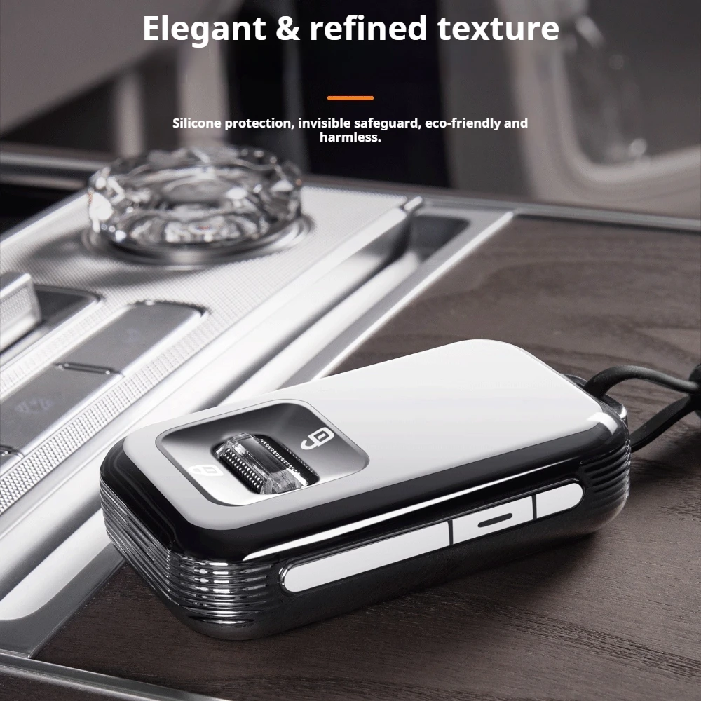 Fit For Zeekr 9X Car Specialized TPU Key Fob Cover Transparent Shockproof Protective Shell Car Key Case Auto