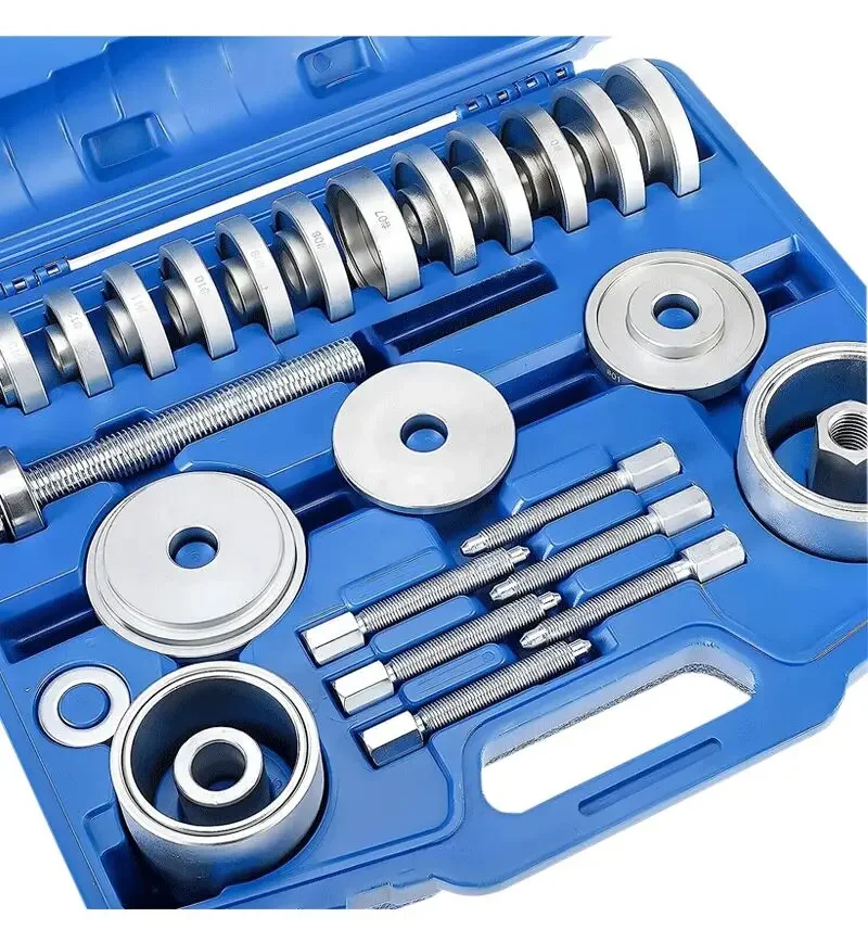 31pcs Wheel Drive Bearing Removal Installation Tool Kit Set for Front-wheel Drive Iron Sleeve Bushing Bearing Disassembly Puller