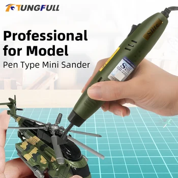 Pen type Mini Sander Stroke Grinder Tool Machine Model Sander Groove Grinding Tools for DIY Model Molds 110V-220V 18W